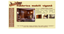 Desktop Screenshot of fabbricamobilivigano.it