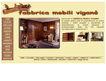 Tablet Screenshot of fabbricamobilivigano.it